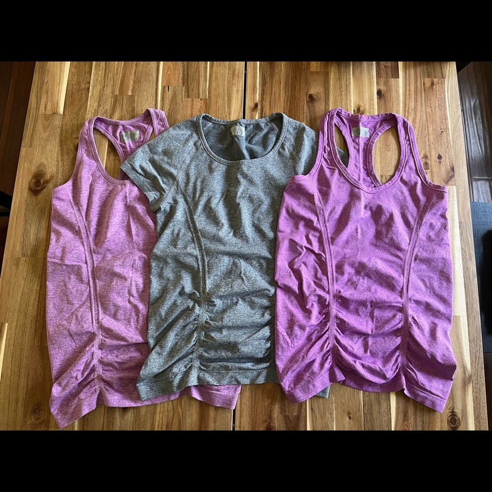 Athleta fast track tops lot S